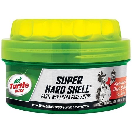 TURTLE WAX SUPER HARD SHELL Car Wax, 14 oz, Paste, Typical Solvent T222